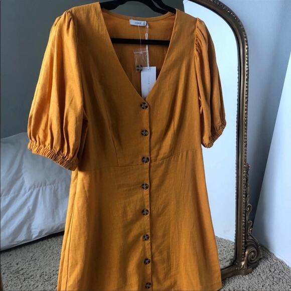 NWT LUSH Jenna button down mini dress - Picture 5 of 7